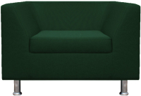 Кресло мягкое Brioli Дедрик (J8/темно-зеленый) - 