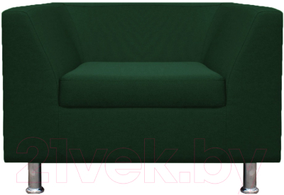Кресло мягкое Brioli Дедрик (J8/темно-зеленый)