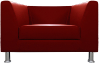 Кресло мягкое Brioli Дедрик (L16/вишневый) - 