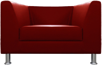 Кресло мягкое Brioli Дедрик (L19/красный) - 