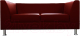 Диван Brioli Дедрик двухместный (L16/вишневый) - 
