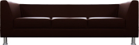 Диван Brioli Дедрик трехместный (L13/коричневый) - 