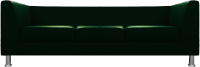 Диван Brioli Дедрик трехместный (L15/зеленый) - 