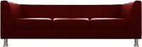 Диван Brioli Дедрик трехместный (L16/вишневый) - 