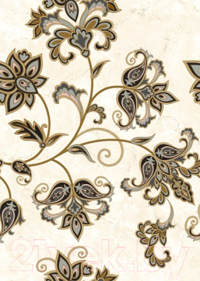 Декоративная плитка Beryoza Ceramica Лючия светло-бежевый (250x350)