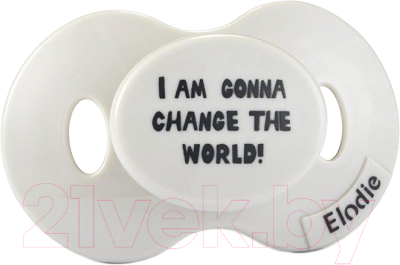

Пустышка Elodie, Белый, Силиконовая Change The World / 30100135715NA
