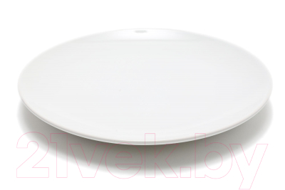 Тарелка столовая глубокая Keramika Alfa (22см, белый)