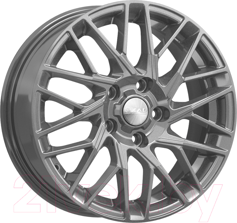 Литой диск SKAD Сиена 16x6.5" 5x108мм DIA 63.35мм ET 50мм Графит