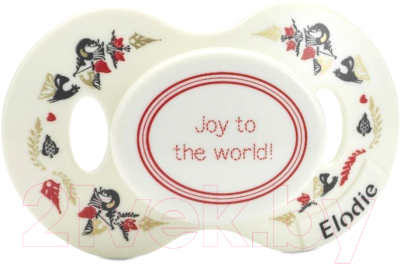 

Пустышка Elodie, Белый, Силиконовая Joy to the World / 30100134609NA