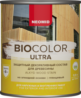

Защитно-декоративный состав Neomid, Бесцветный, Bio Color Ultra
