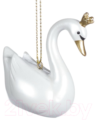 

Елочная игрушка Goodwill, Белый, Лебедь / Q 64306-1