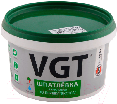 Шпатлевка готовая VGT Экстра по дереву (1кг, венге)