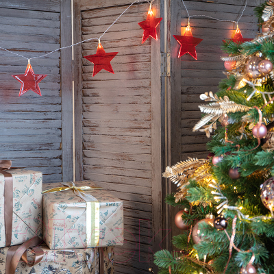 Изображение товара Светодиодная гирлянда Neon-Night Звездопад / 304-002 (2.25м, теплый белый)