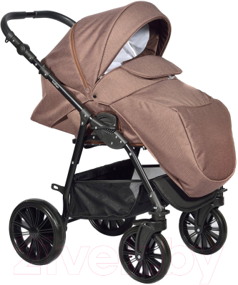 Детская универсальная коляска INDIGO Sesto 2 в 1 (Se 01, коричневый)