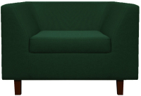 Кресло мягкое Brioli Дедрик Д (J8/темно-зеленый) - 