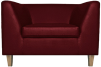 Кресло мягкое Brioli Дедрик М (L16/вишневый) - 