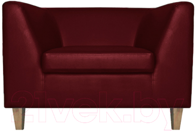 Кресло мягкое Brioli Дедрик М (L16/вишневый)