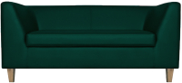 Диван Brioli Дедрик М двухместный (L15/зеленый) - 