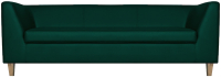 Диван Brioli Дедрик М трехместный (L15/зеленый) - 