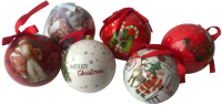 Набор шаров новогодних EYECraft Рождество / DF5-192002-3 (6шт) - 