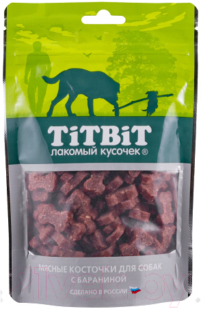 Лакомство для собак TiTBiT Косточки мясные с бараниной / 12918
