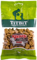 Лакомство для собак TiTBiT Крекер с мясом утки / 13830 (100г) - 