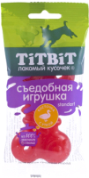 

Лакомство для собак TiTBiT, Standart. Съедобная игрушка косточка с уткой / 14424
