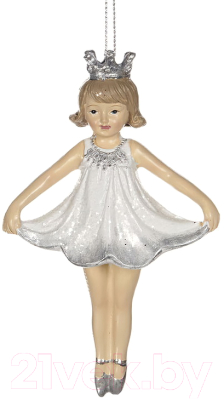 

Елочная игрушка Goodwill, Белый;бежевый, Юная балерина 1 / MC 34047-1