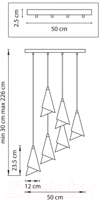 

Люстра Lightstar, Cone 757060