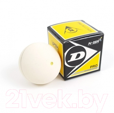 Мяч для сквоша DUNLOP White Pro / 627DN700118T-1