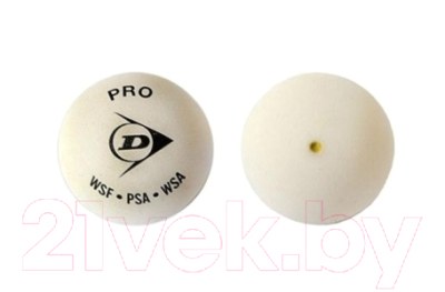 Мяч для сквоша DUNLOP White Pro / 627DN700118T-1