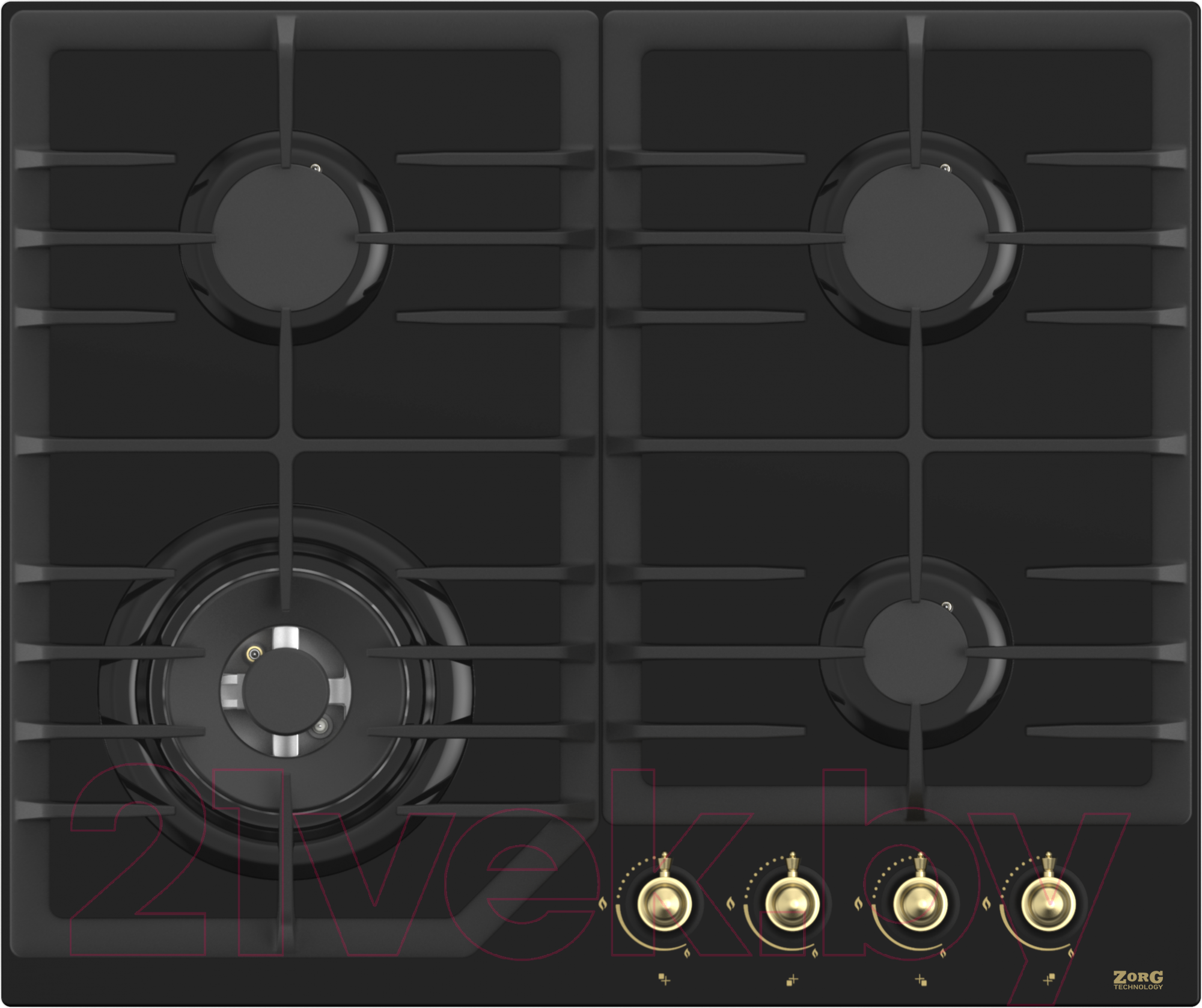 Газовая варочная панель Zorg Technology BLC FDW RBL (EMY)