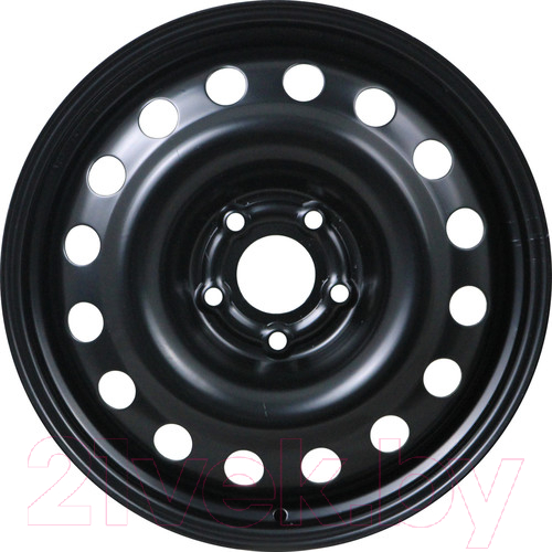 Штампованный диск Trebl R-1725 17x6.5" 5x114.3мм DIA 67.1мм ET 46мм Black — фото 2