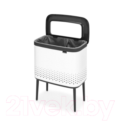 Бак для белья Brabantia Bo Laundry Bin / 200502 (белый/черный)