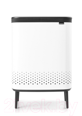 Бак для белья Brabantia Bo Laundry Bin Hi / 200540 (белый/черный)