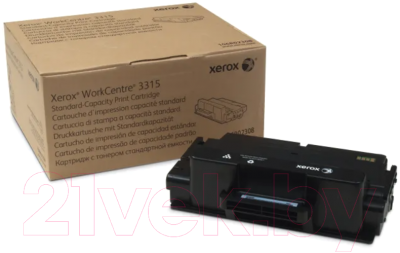 

Картридж Xerox, Черный, 106R02308