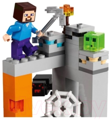 Конструктор Lego Minecraft Заброшенная шахта / 21166
