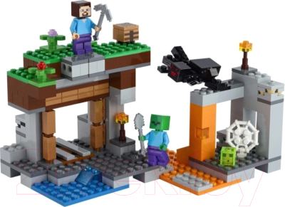Конструктор Lego Minecraft Заброшенная шахта / 21166