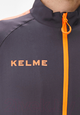 Олимпийка спортивная Kelme Men Training woven Jacket / K088-251 (L, темно-серый)