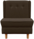 Кресло мягкое Brioli Диди (J5/коричневый) - 