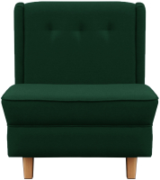 Кресло мягкое Brioli Диди (J8/темно-зеленый) - 