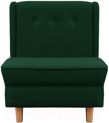 Кресло мягкое Brioli Диди (J8/темно-зеленый)