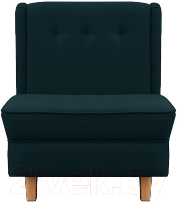 Кресло мягкое Brioli Диди (J17/темно-синий)