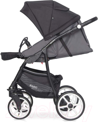 Детская универсальная коляска Riko Basic Sport 3 в 1 (01/Carbon)