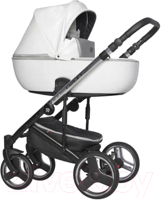 Детская универсальная коляска Riko Ozon Premium 2 в 1 (31/Silver White)