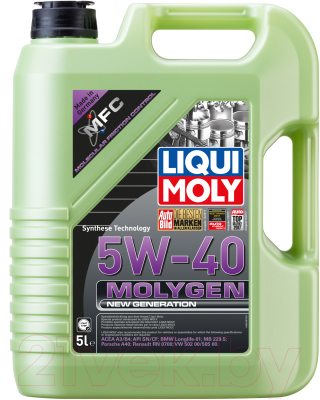 Моторное масло Liqui Moly Molygen New Generation 5W40 / 8536 (5л)