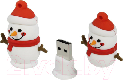 Usb flash накопитель SmartBuy NY Снеговик 16Gb (SB16GBSnowP)