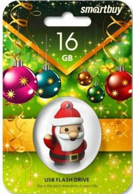 Usb flash накопитель SmartBuy NY Santa-S 16Gb (SB16GBSantaS)