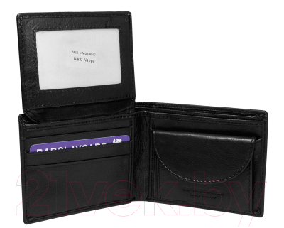 

Портмоне Cedar, Черный, Cavaldi 7411-S-MGS-RFID