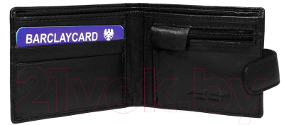 Портмоне Cedar Cavaldi 7414L-S-MGS-RFID (черный)